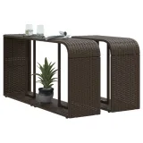 polki-2-szt-brazowe-polirattan-material-rattan