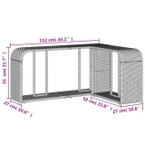 polki-2-szt-brazowe-polirattan-wysokosc-mebla-1-cm