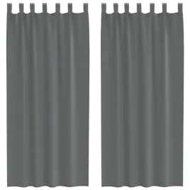 zaslony-woalowe-z-petelkami-2-szt-ciemnoszary-140x245-cm