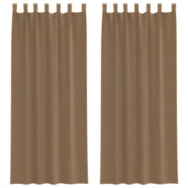 zaslony-woalowe-z-petelkami-2-szt-jasnobrazowe-140x260-cm