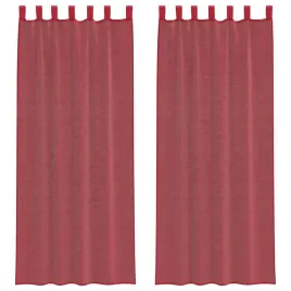 zaslony-z-woalu-z-kieszeniami-na-drazek-2-szt-wino-czerwone