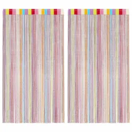 zaslony-sznurkowe-2-szt-wielokolorowe-140x250-cm