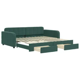 sofa-rozsuwana-z-szufladami-ciemnozielona-100x200-cm-aksamit