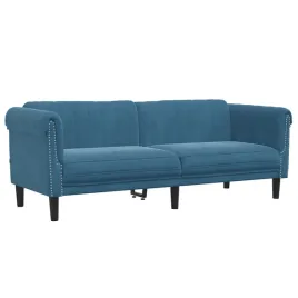 sofa-3-osobowa-niebieska-tapicerowana-aksamitem