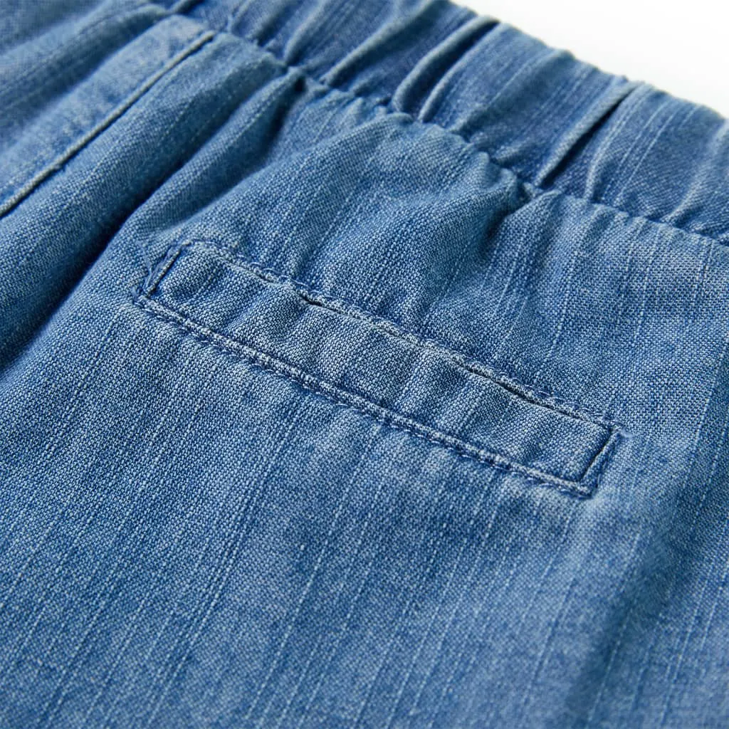 szorty-dzieciece-niebieski-denim-140-stan-nowy
