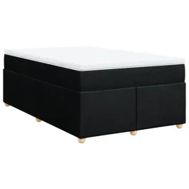 lozko-kontynentalne-z-materacem-czarne-tkanina-120x200-cm