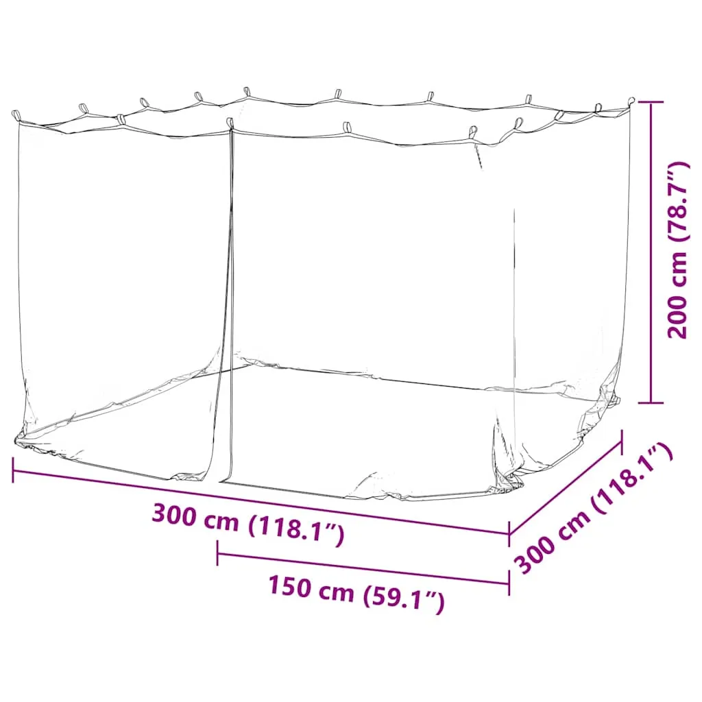 moskitiera-biala-300x300x200-cm-stan-nowy
