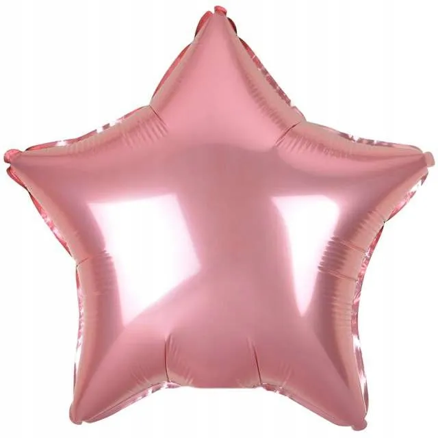 balon-gwiazda-rozowy-48cm