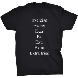 exercise-koszulka-na-trening-smieszna-fast-food