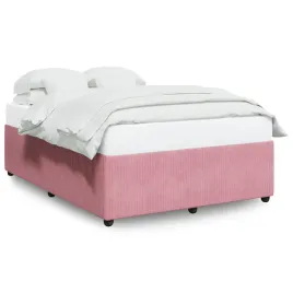 rama-lozka-rozowa-140-x-200-cm-tapicerowana-aksamitem
