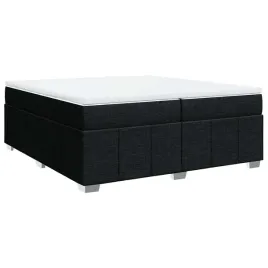 lozko-kontynentalne-z-materacem-czarne-tkanina-200x200-cm