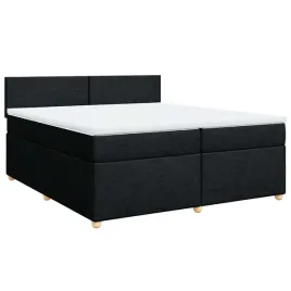 lozko-kontynentalne-z-materacem-czarne-tkanina-200x200-cm