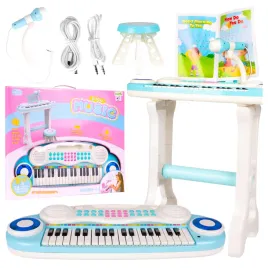 pianinko-dla-dzieci-edukacyjne-interaktywne-mikrofon-taboret-piosenki