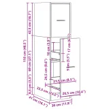 szafka-apteczna-brazowy-dab-30x41x118-cm-kod-producenta-855166
