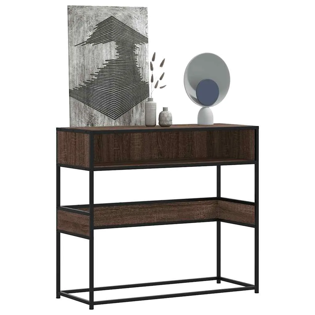 stolik-konsolowy-brazowy-dab-90x35x80-cm