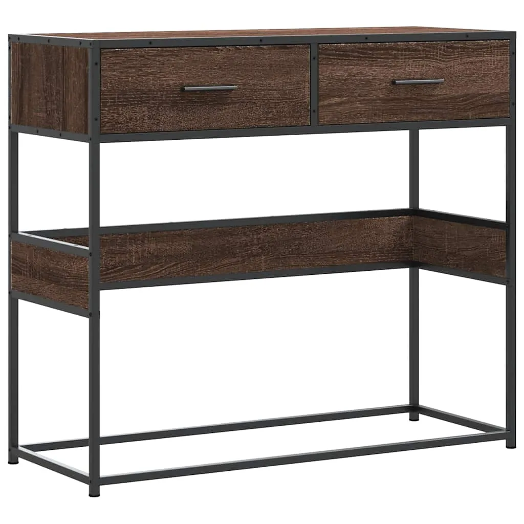 stolik-konsolowy-brazowy-dab-90x35x80-cm