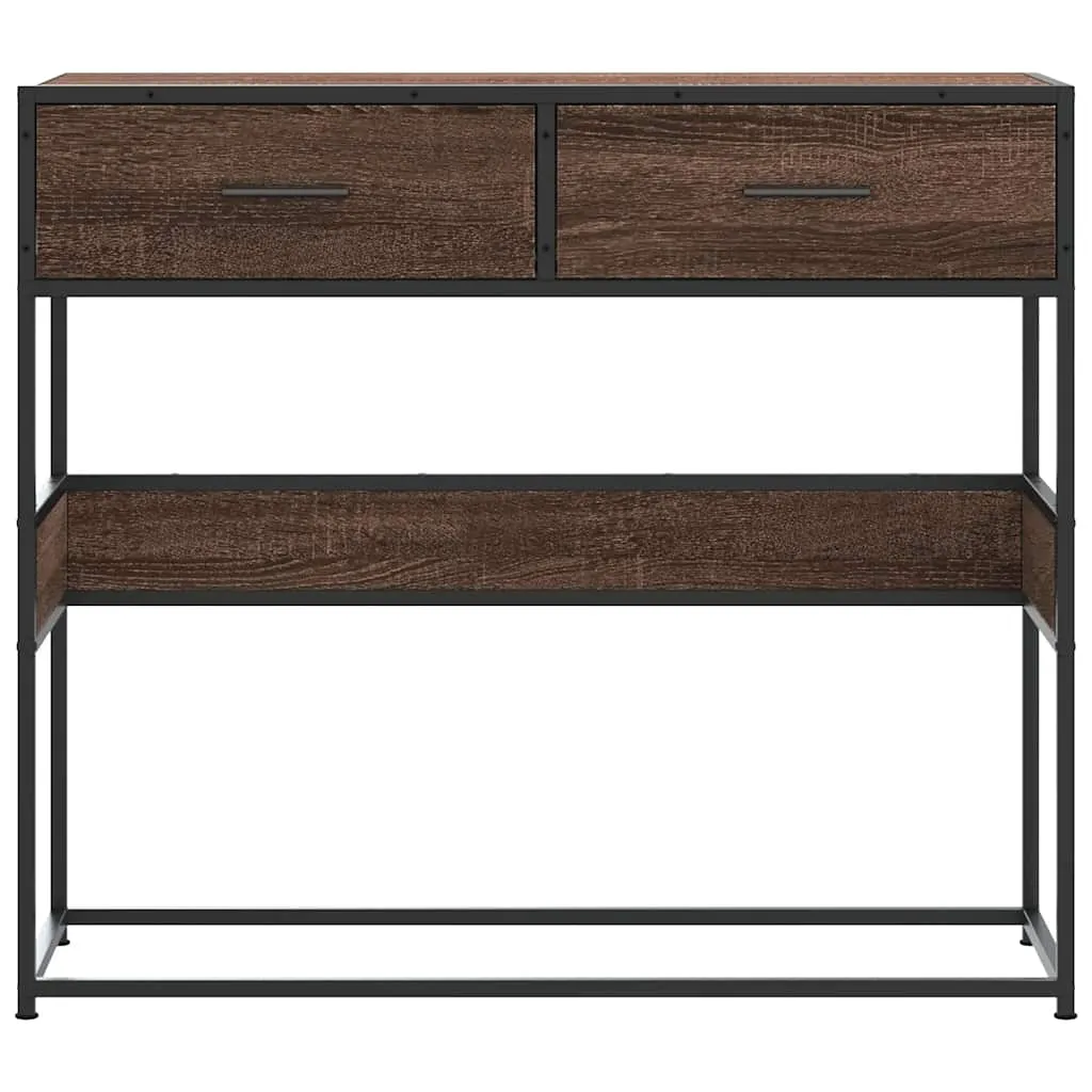 stolik-konsolowy-brazowy-dab-90x35x80-cm
