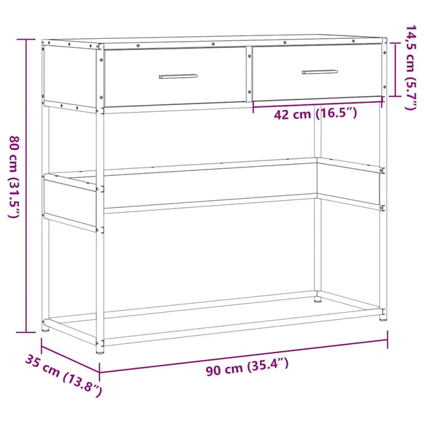 stolik-konsolowy-brazowy-dab-90x35x80-cm-kod-producenta-849178