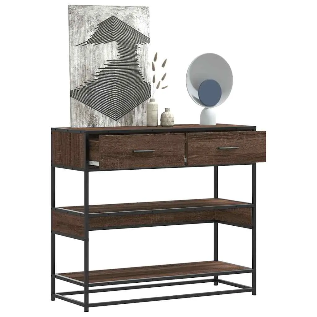 stolik-konsolowy-brazowy-dab-90x35x80-cm