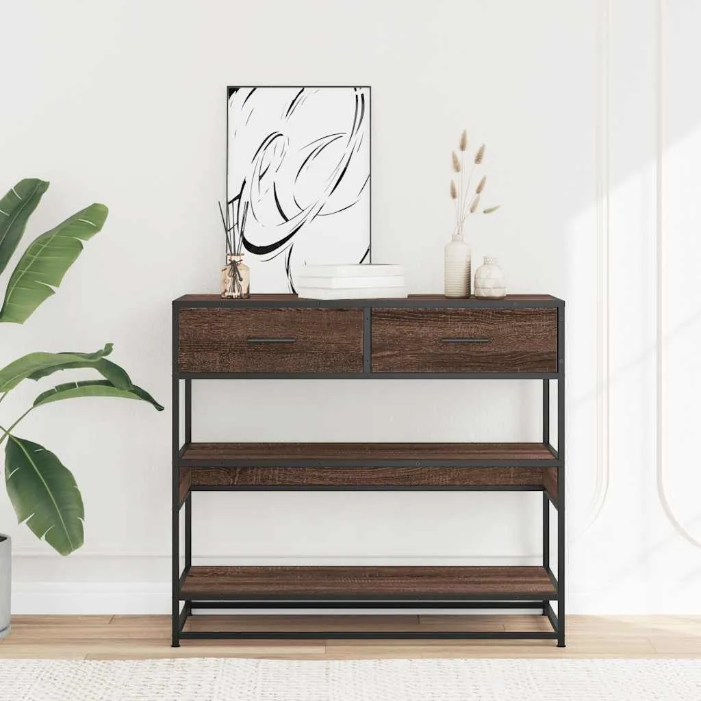 stolik-konsolowy-brazowy-dab-90x35x80-cm-stan-nowy