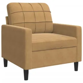 fotel-brazowy-60-cm-obity-aksamitem