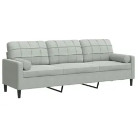 3-osobowa-sofa-z-poduszkami-jasnoszara-210-cm-aksamitna