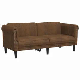 sofa-2-os-brazowa-sztuczna-skora-zamszowa