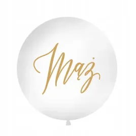 balon-gigant-1-m-maz-bialy