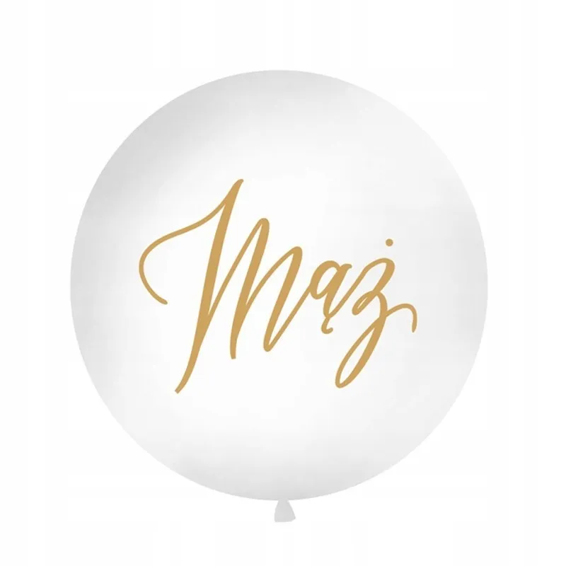 balon-gigant-1-m-maz-bialy
