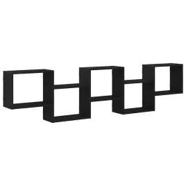 polka-scienna-kostka-5-przegrodami-czarny