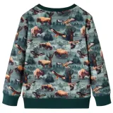 bluza-dziecieca-ciemnozielona-92-stan-nowy