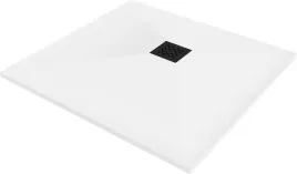 mexen-stone-brodzik-80x80-cm-bialy-kompozytowy-czarny-syfon