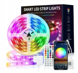 tasma-led-10-m-rgb-z-pilotem-zdalnego-sterowania-do-salonu-samoprzylepna