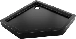 mexen-flow-brodzik-80x80-cm-pieciokatny-czarny-mat-akryl-bez-syfonu