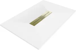 mexen-toro-brodzik-smc-140x70-cm-bialy-ze-zlota-maskownica