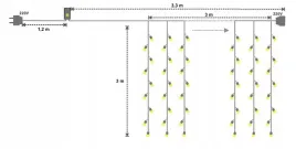 kurtyna-led-3x3-432-lampki-choinkowe-sople-biale