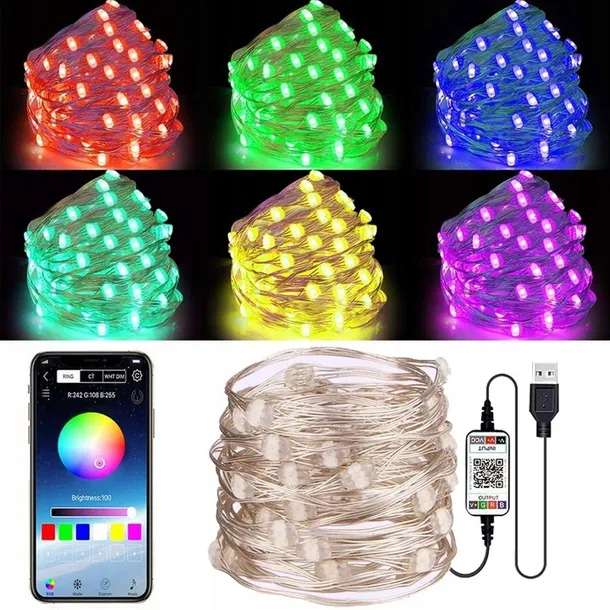 lampki-ozdobne-100-led-bluetooth-10m-usb-drucik