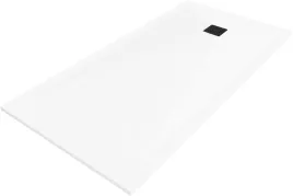 brodzik-mexen-stone-180x80-cm-bialy-maskownica-czarna-kompozytowy