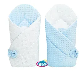 rozek-becik-niemowlecy-dwustronny-minky-baby-blue-dots