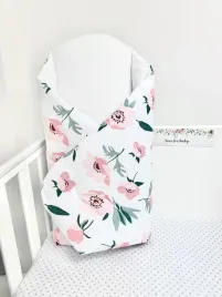 Zdjęcie produktu Becik, rożek usztywniany z kolekcji Summer poppies white