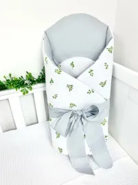 rozek-becik-usztywniony-wiazany-kolekcja-boho-leafs-grey