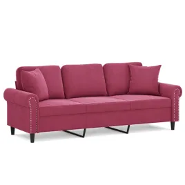 3-osobowa-sofa-z-poduszkami-winna-czerwien-180-cm-aksamit