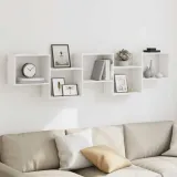 polka-scienna-kostka-5-przegrodami-biala-marka-vidaxl