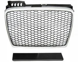 grill-przedni-atrapa-audi-a4-b7-matowy-srebrny-rs-