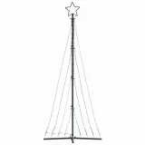 choinka-led-447-leds-ciepla-biel-249-cm-material-wykonania-stal