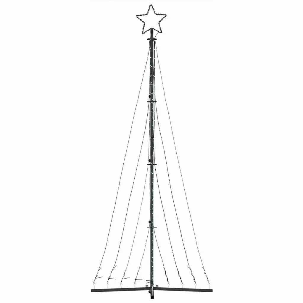 choinka-led-447-leds-ciepla-biel-249-cm-stan-nowy