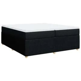 lozko-kontynentalne-z-materacem-czarne-tkanina-200x200-cm