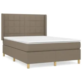 lozko-kontynentalne-z-materacem-taupe-tkanina-140x190-cm