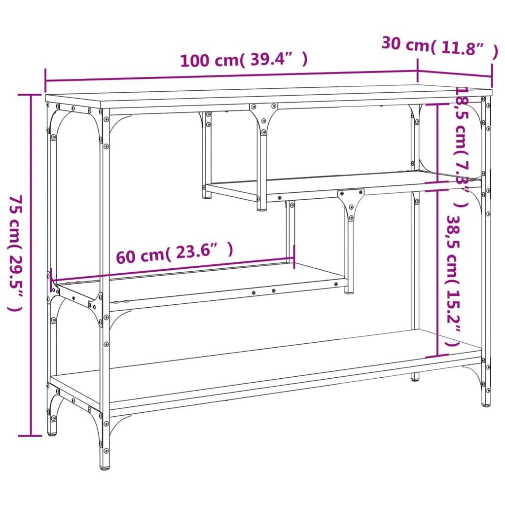 stolik-konsolowy-czarny-100x30x75-cm