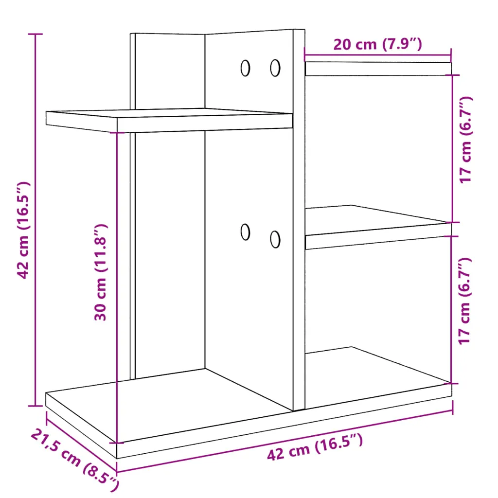 organizer-na-biurko-bialy-42x215x42-cm-stan-nowy